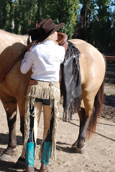 cowboy riding chaps