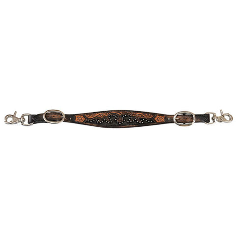 Wither Strap, Basketweave Acorn & Black Inlay